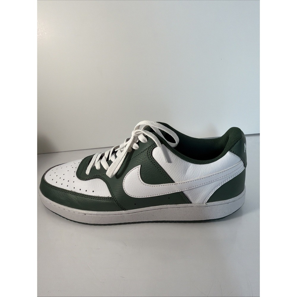 Nike Men's Court Vision Low Athletic Shoes Fir Green/White Size 13 M - Picture 5 of 12